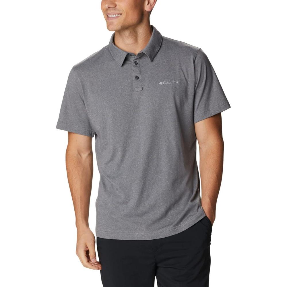 imageColumbia Mens Thistletown Ridge Polo Sp21City Grey Heather