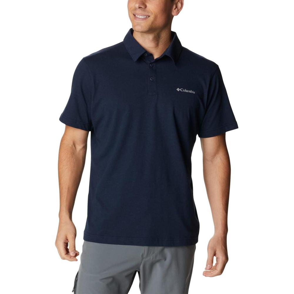 imageColumbia Mens Thistletown Ridge Polo Sp21Collegiate Navy Heather