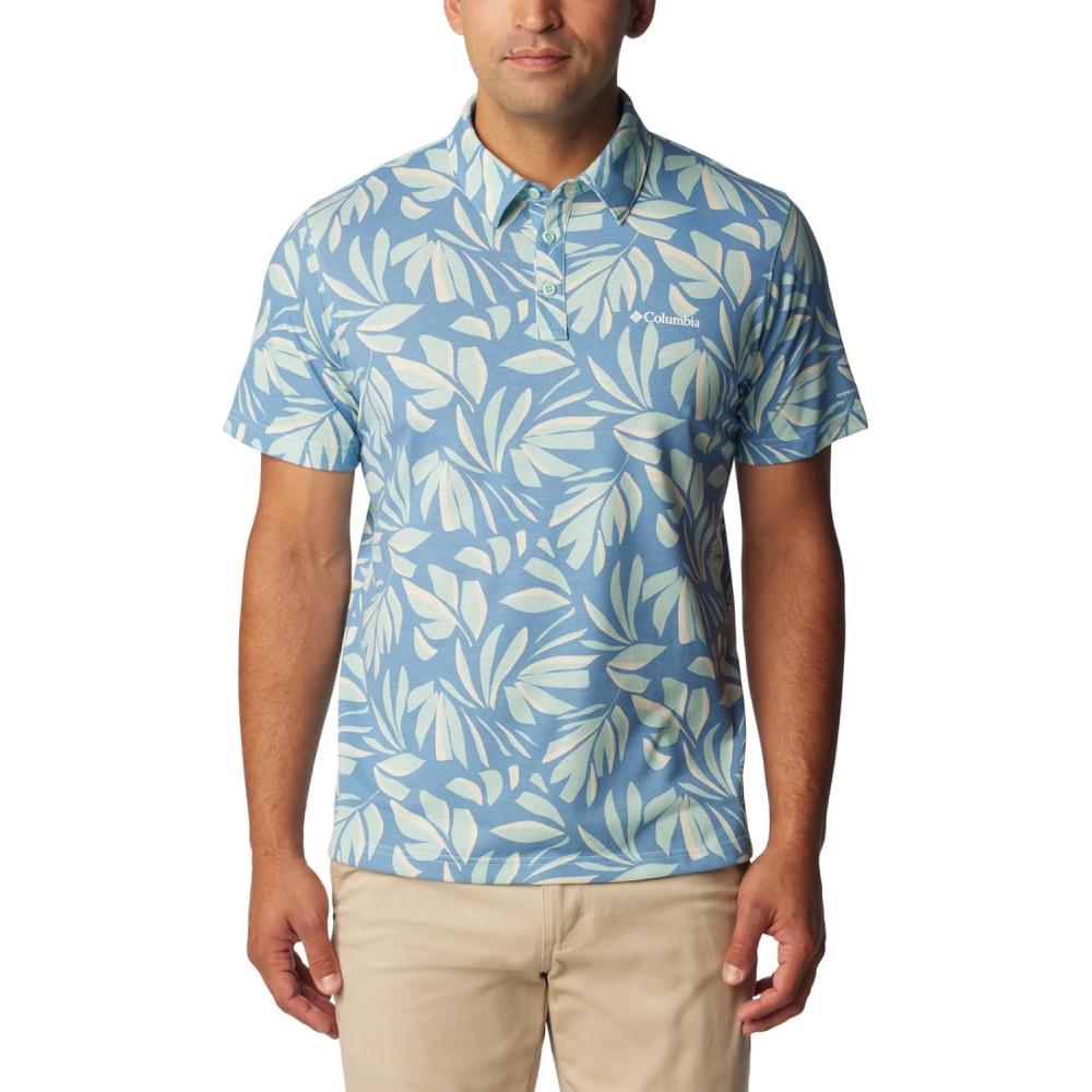imageColumbia Mens Thistletown Ridge Polo Sp21Spray Areca