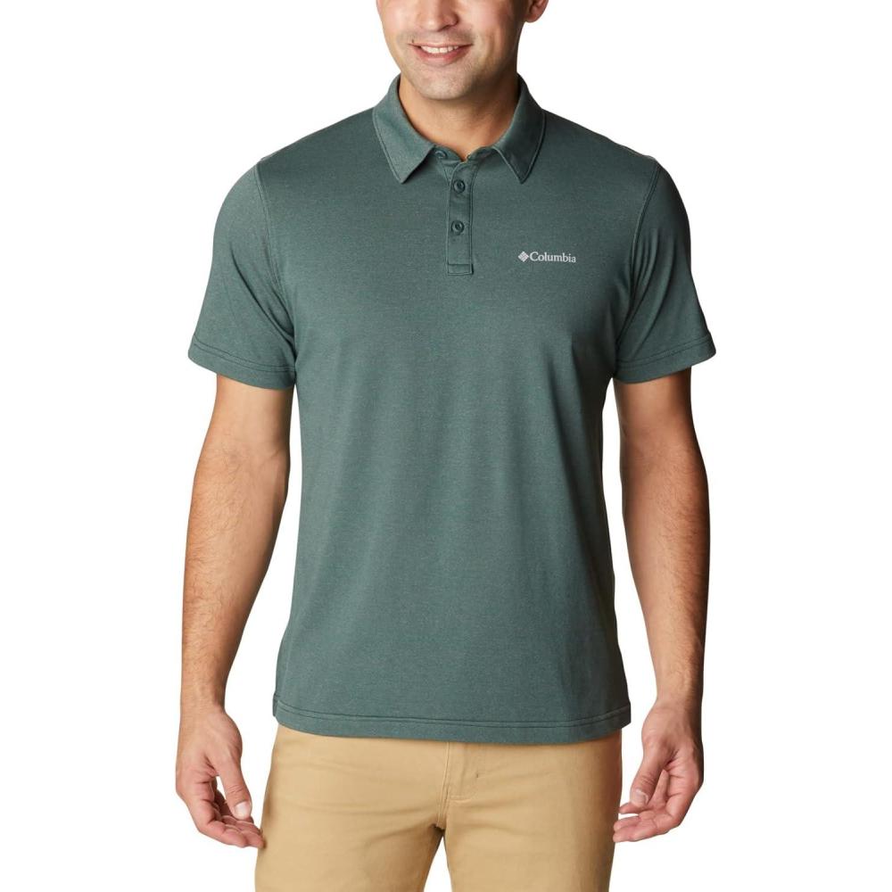 imageColumbia Mens Thistletown Ridge Polo Sp21Spruce Heather