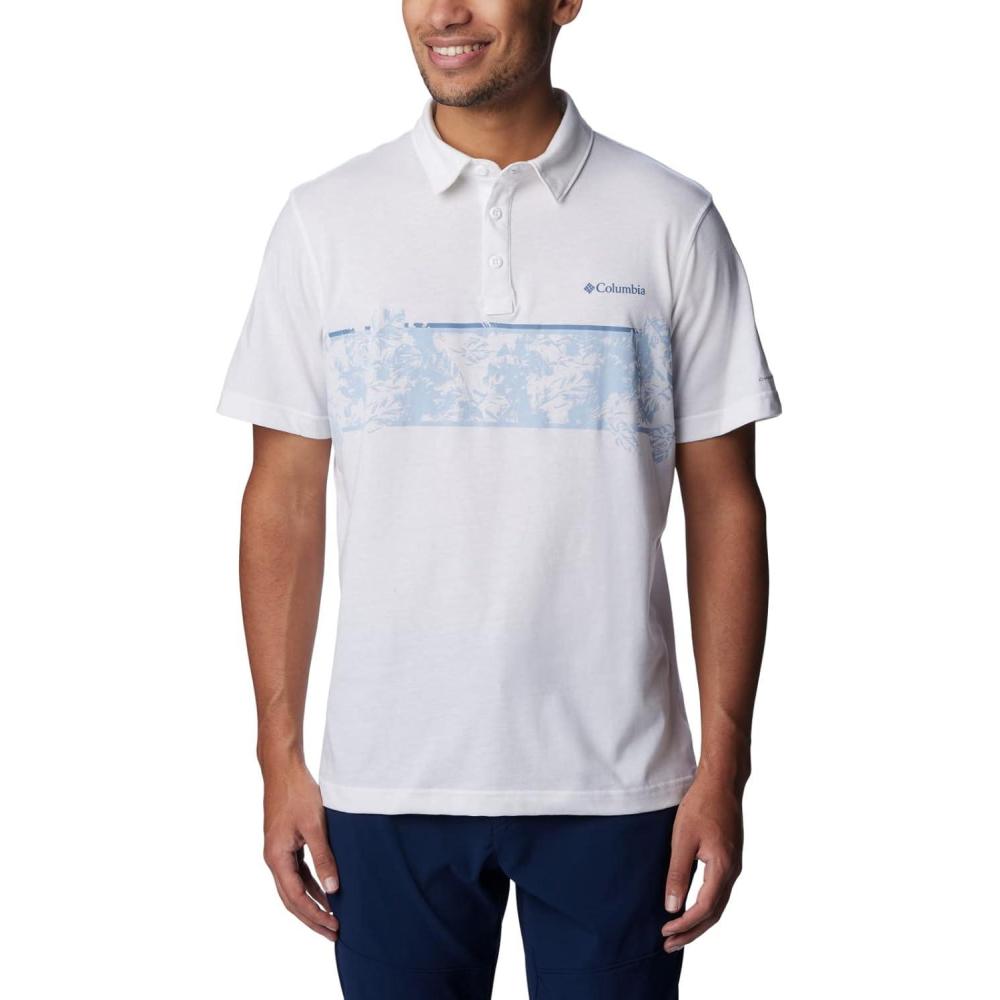 imageColumbia Mens Thistletown Ridge Polo Sp21White
