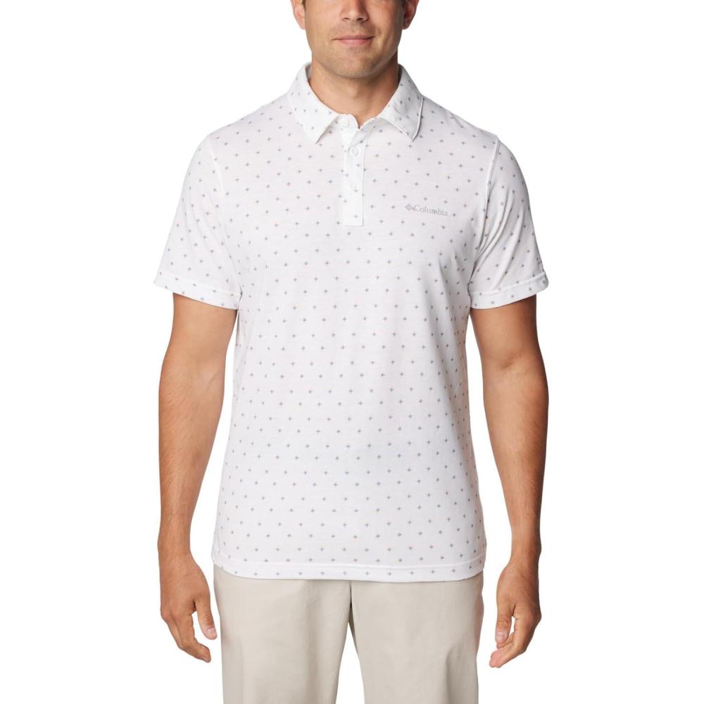 imageColumbia Mens Thistletown Ridge Polo Sp21White Dawn Dot