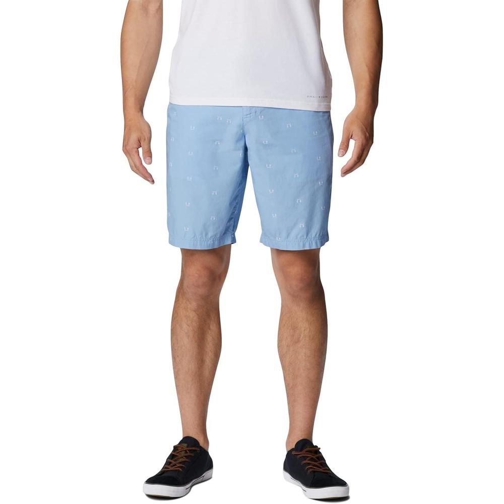 imageColumbia Mens Washed Out Printed ShortJet Stream Hammocked