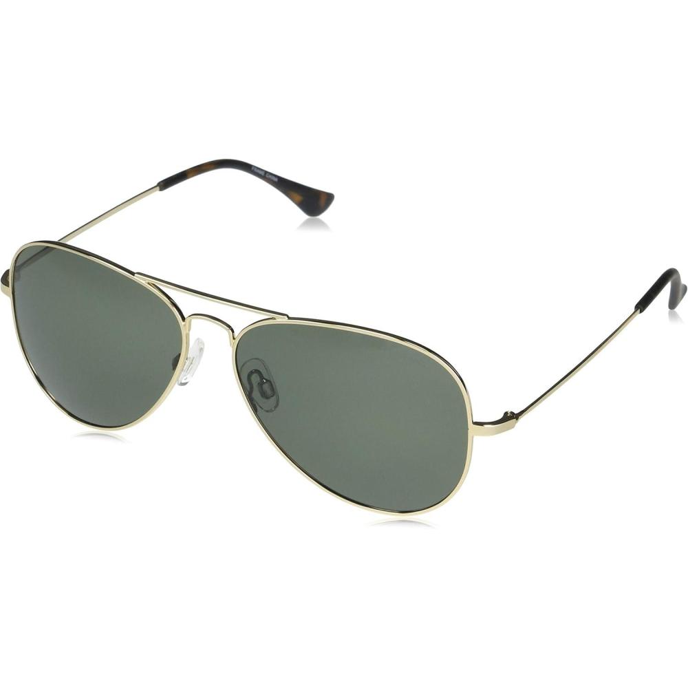 imageColumbia Norwester Aviator Polarized Sunglasses GoldGreen Polarized 59 mm
