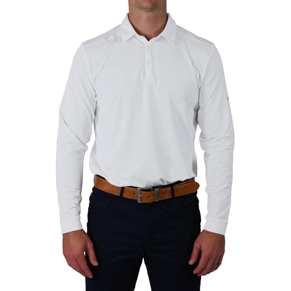 imageColumbia OmniWick Pin High Long Sleeve PoloWhite