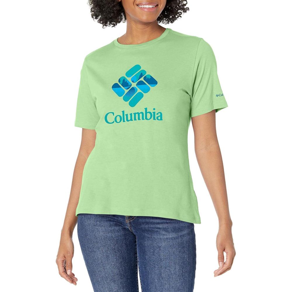 imageColumbia Womens Bluebird Day Relaxed Crew NeckBluebird Day Relaxed Crew NeckKey West HeatherCsc Stacked Lakeside Grx