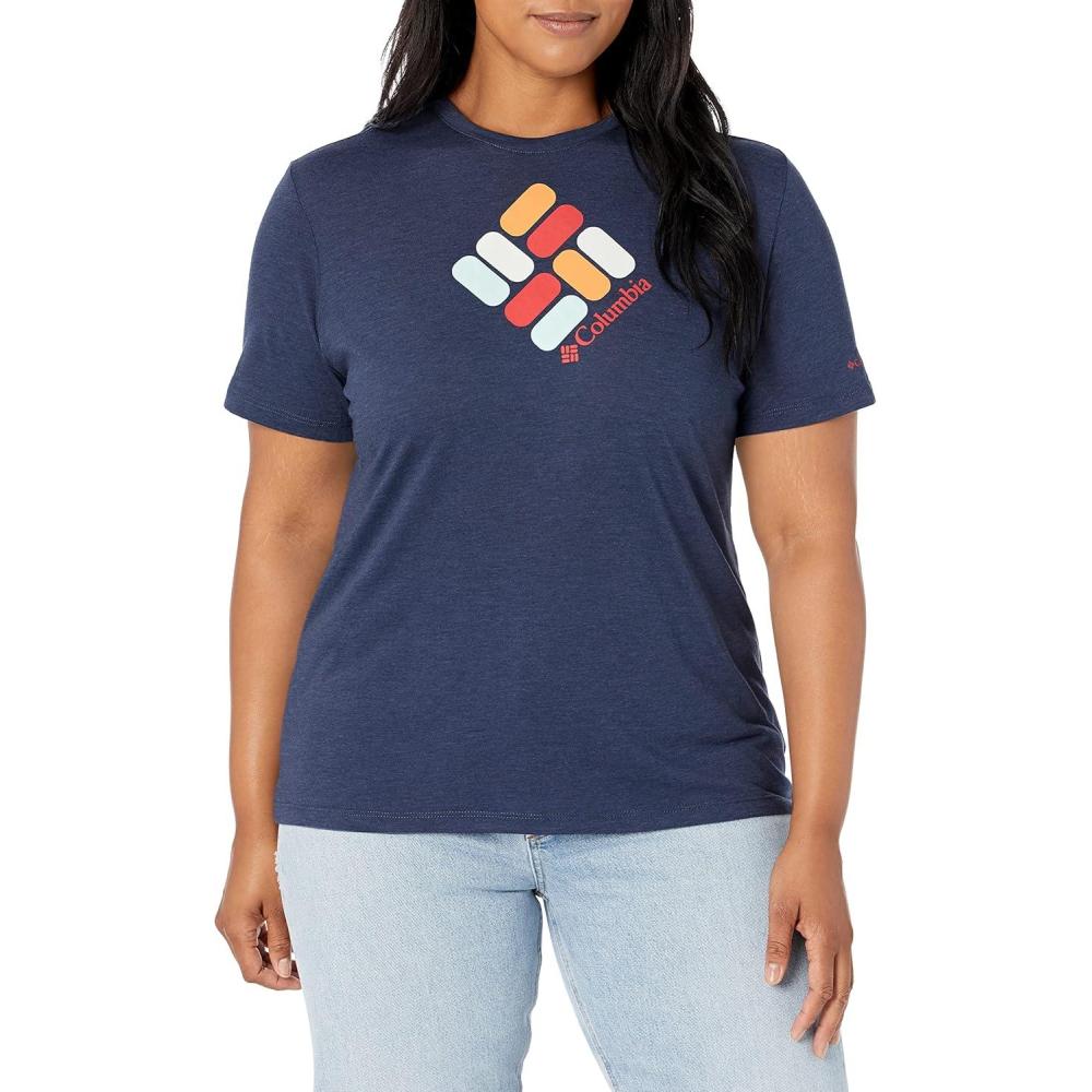 imageColumbia Womens Bluebird Day Relaxed Crew NeckBluebird Day Relaxed Crew NeckNocturnal HeatherCsc Gem Confetti