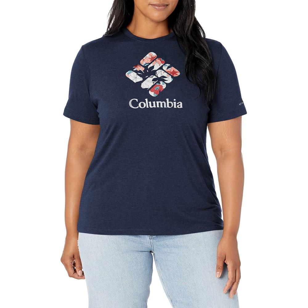 imageColumbia Womens Bluebird Day Relaxed Crew NeckBluebird Day Relaxed Crew NeckNocturnal HeatherLakeshore Flora