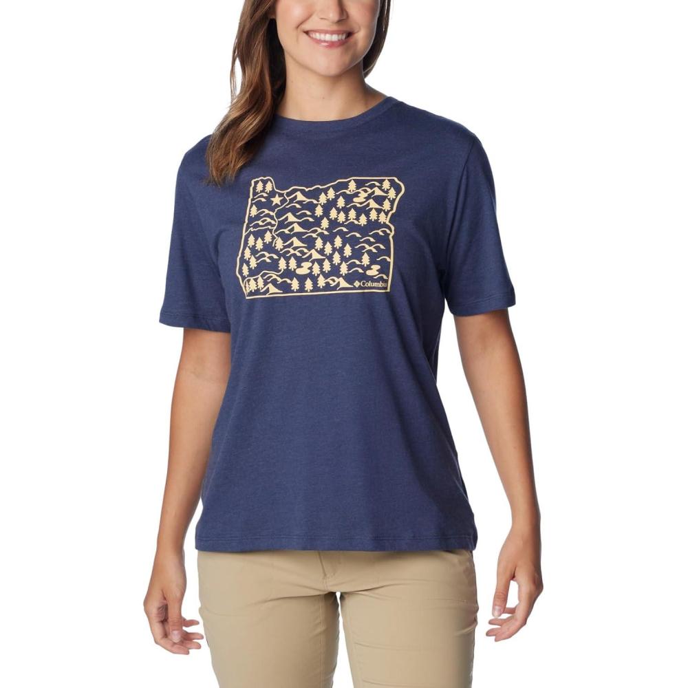 imageColumbia Womens Bluebird Day Relaxed Crew NeckBluebird Day Relaxed Crew NeckNocturnal HeatherOregon Treescape