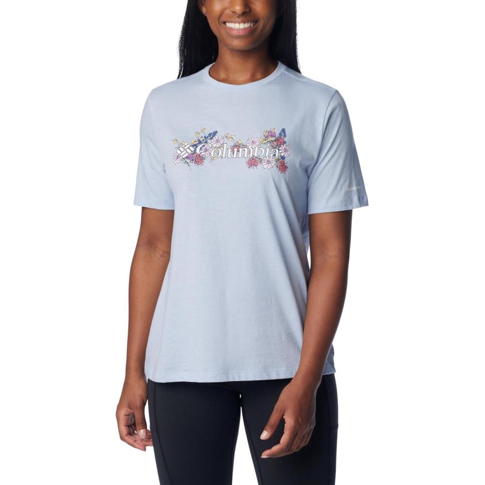 imageColumbia Womens Bluebird Day Relaxed Crew NeckBluebird Day Relaxed Crew NeckWhisper HeatherBranded Bouquet