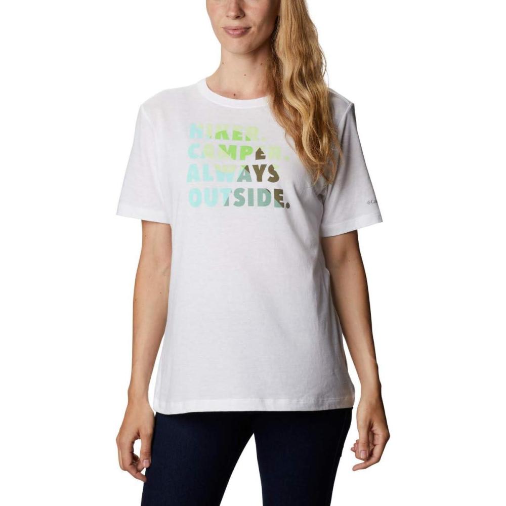 imageColumbia Womens Bluebird Day Relaxed Crew NeckBluebird Day Relaxed Crew NeckWhiteHiker Camper