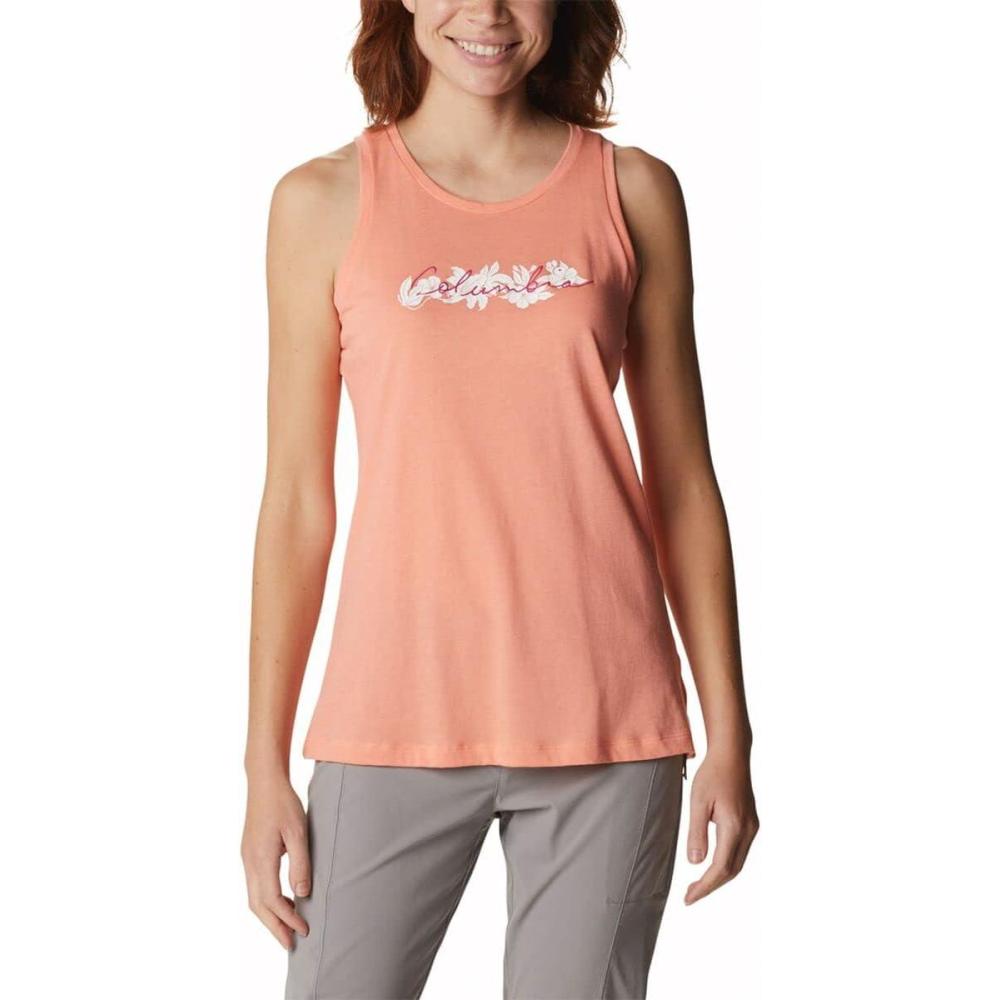 imageColumbia Womens Bluff Mesa TankCami ShirtCoral Reef HeatherBranded Lakeshore