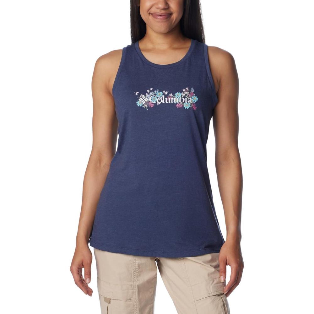 imageColumbia Womens Bluff Mesa TankCami ShirtNocturnal HeatherBranded Bouquet Two