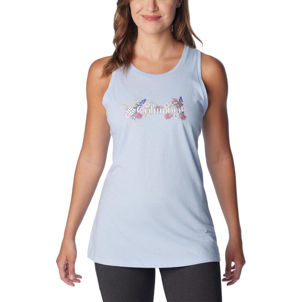 imageColumbia Womens Bluff Mesa TankCami ShirtWhisper HeatherBranded Bouquet Two