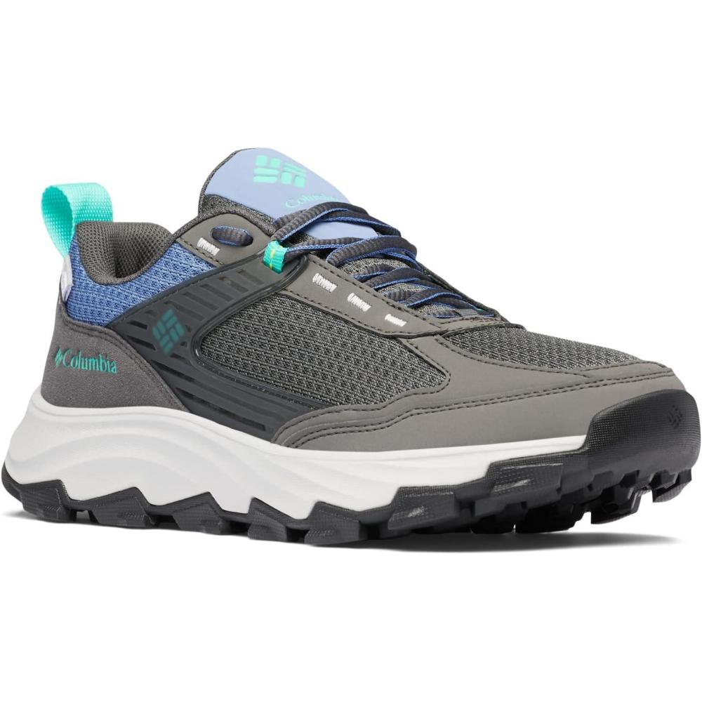 imageColumbia Womens Hatana Max OutdryHiking ShoeDark Grey Electric Turquoise