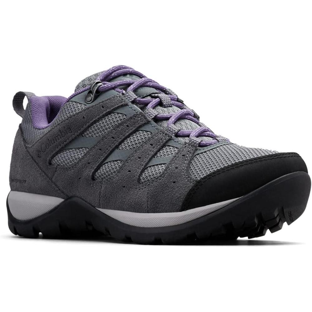 imageColumbia Womens Redmond V2 Waterproof Hiking ShoeTi Grey SteelPlum Purple