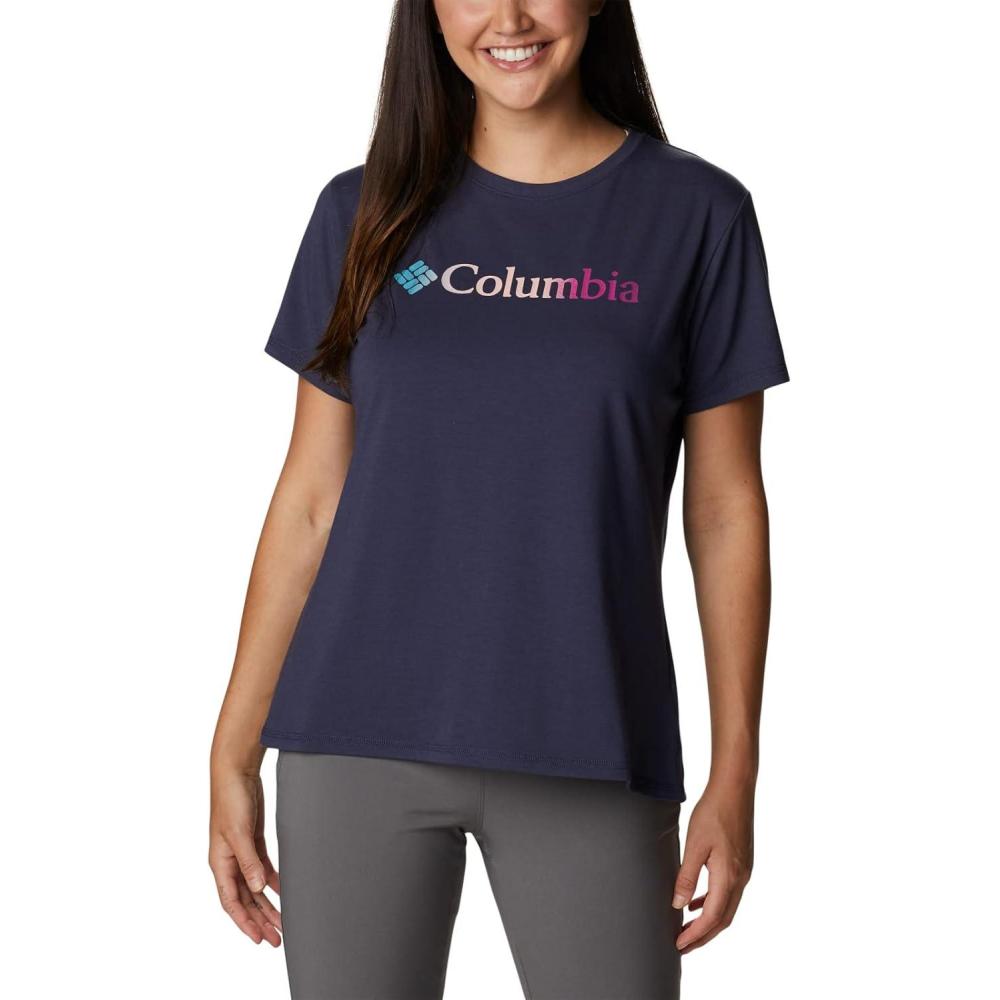 imageColumbia Womens Sun Trek Ss Graphic TeeNocturnalBranded Gradient