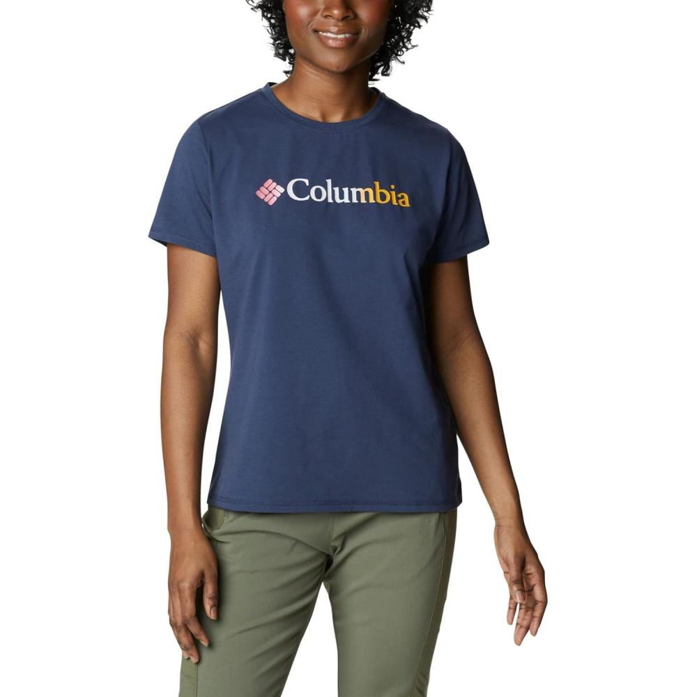 imageColumbia Womens Sun Trek Ss Graphic TeeNocturnalCsc Gradient