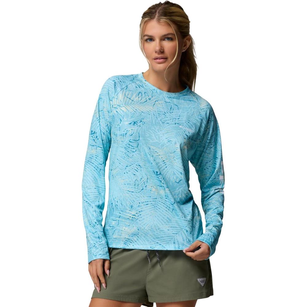 imageColumbia Womens Super Tidal Tee Long SleeveVintage Blue Hooked Up