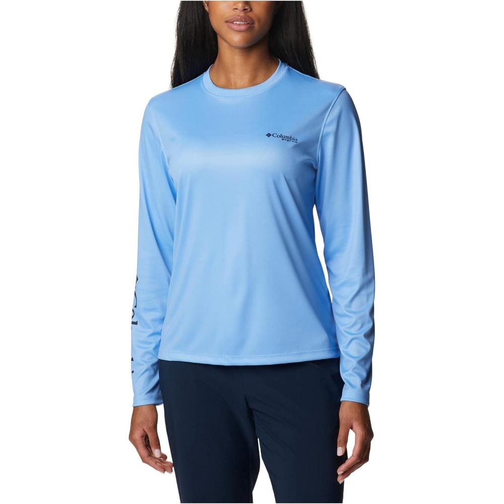imageColumbia Womens Tidal Tee PFG Fish Star Long SleeveAgate BlueFish Star Tropamix