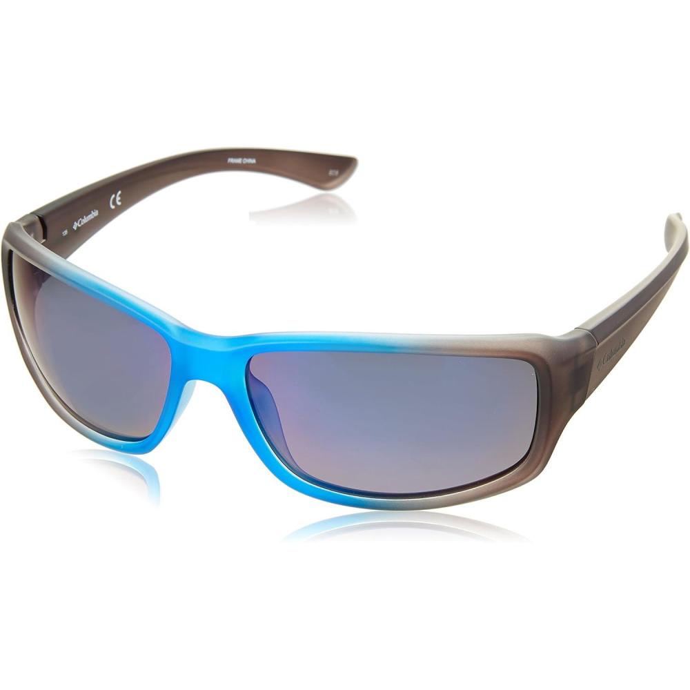 imageColumbia mens Point Reyes Rectangular SunglassesBlueGrey