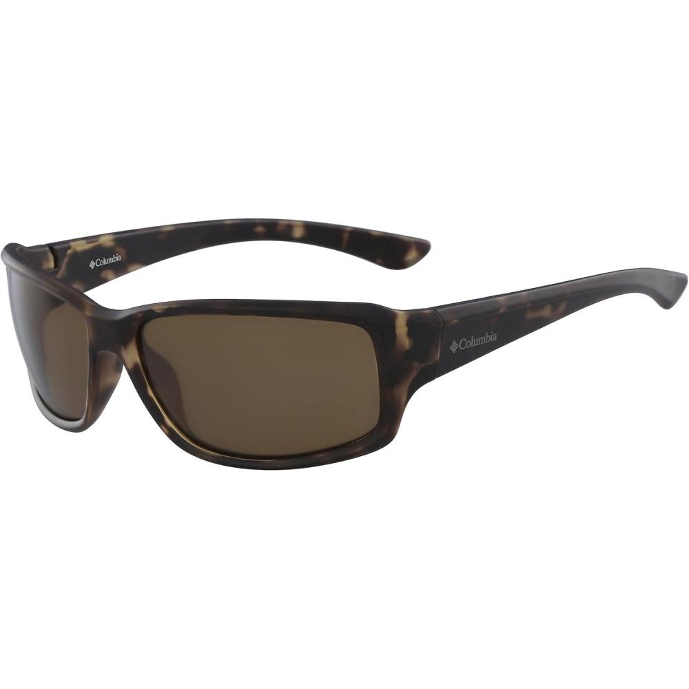 imageColumbia mens Point Reyes Rectangular SunglassesMatte TortBrown