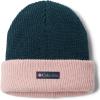 Columbia Big Boys’ Youth Winter Worn Beanie(Night Wave  Dusty Pink)