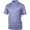 Columbia Golf Men’s Countryside Green Polo(White Cap)