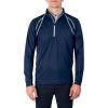 Columbia Golf Men’s Omni-Heat Range Session 1/4 Zip Pullover(Navy)