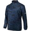 Columbia Golf Men’s Omni-Wick Printed Wickhams Hills Pullover(Camo Collegiate Navy)