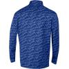 Columbia Golf Men’s Omni-Wick Printed Wickhams Hills Pullover(Honeycomb Azul)