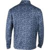 Columbia Golf Men’s Omni-Wick Printed Wickhams Hills Pullover(Honeycomb Collegiate Navy)