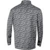 Columbia Golf Men’s Omni-Wick Printed Wickhams Hills Pullover(Honeycomb Cool Grey)