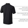 Columbia Golf Men’s Univ of Arkansas Drive Polo(Black)