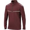 Columbia Golf Omni-Wick Scorecard 1/4 Zip Long Sleeve Pullover(Deep Maroon)