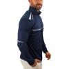 Columbia Golf Omni-Wick Scorecard 1/4 Zip Long Sleeve Pullover(Navy)