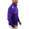 Columbia Golf Omni-Wick Scorecard 1/4 Zip Long Sleeve Pullover(Purple)
