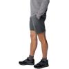 Columbia Mens Columbia Trek Short(Charcoal Heather/Black Vertical Logo)
