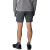 Columbia Mens Columbia Trek Short(Charcoal Heather/Black Vertical Logo)