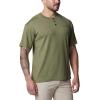 Columbia Mens Coral Ridge Performance Short SleeveHiking Shirt(Mosstone)