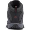 Columbia Men’s Crestwood Mid Waterproof Hiking Boots(Dark Grey/Deep Rust)
