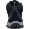 Columbia Men’s Discontinued Newton Ridge Plus II Suede Waterproof Hiking Boot(Black/Stratus)
