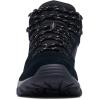 Columbia Men’s Discontinued Newton Ridge Plus II Suede Waterproof Hiking Boot(Black/Stratus)