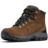 Columbia Men’s Discontinued Newton Ridge Plus II Suede Waterproof Hiking Boot(Dark Brown/Dark Grey)