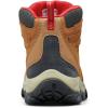 Columbia Men’s Discontinued Newton Ridge Plus II Suede Waterproof Hiking Boot(Elk/Mountain Red)