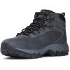 Columbia Men’s Discontinued Newton Ridge Plus II Suede Waterproof Hiking Boot(Shark/Black)