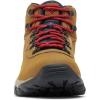 Columbia Men’s Discontinued Newton Ridge Plus II Waterproof Hiking Boot(Light Brown/Red Velvet)
