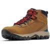 Columbia Men’s Discontinued Newton Ridge Plus II Waterproof Hiking Boot(Light Brown/Red Velvet)