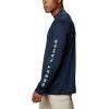 Columbia Mens Fork Stream™ Long Sleeve Shirt(Collegiate Navy/Great Lakes)