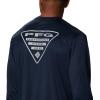 Columbia Mens Fork Stream™ Long Sleeve Shirt(Collegiate Navy/Great Lakes)
